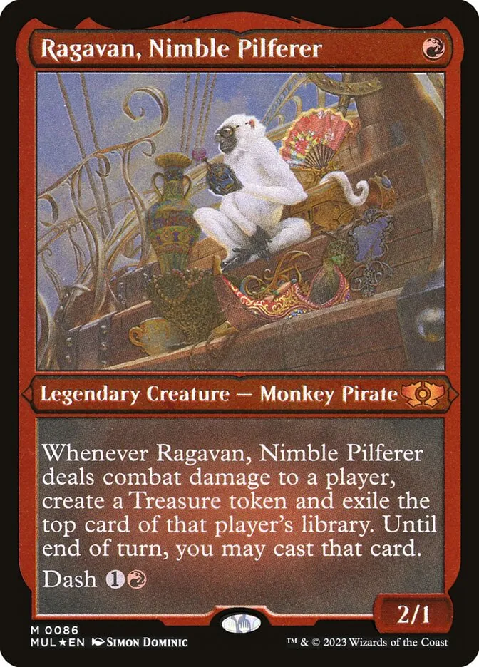 Rogers Ragavan Ragavan, Nimble Pilferer — Synergies, Popularity & Analysis | TriomeLab