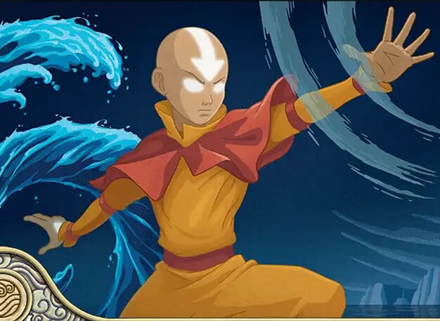 Aang, Swift Savior // Aang and La, Ocean's Fury Tiny Leaders