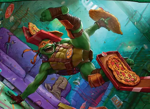 Michelangelo, Donatello Tiny Leaders